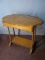 Antique Single Drawer Document Table with Spool Legs