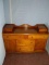 Antique Hard Rock Maple Buffet with Glove Boxes