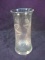 Crystal and Etched Vase