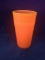 Vintage Orange Blenko Vase