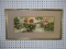 Vintage Framed Embroidery-The Blooming of the Cherry Blossom