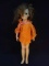 Vintage 1969 Ideal Toy Co Crissy Doll & Dress with Grow Hair