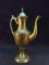 Vintage Brass Tall Tea Pot