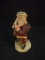 Contemporary Resin Christmas Figurine-Santa with Pipe