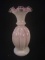 Vintage Fenton Pink Luster Vase