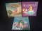Collection 3 Vintage Walt Disney LPs-Alice in Wonderland, The Rescuers, The Christmas Adventure in D