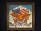 Framed Needlepoint-1976 God Bless America