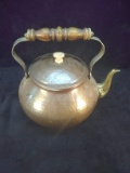 Antique Hammered Copper Tea Kettle