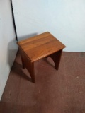 Custom Walnut Footstool