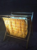 Vintage Oak Folding Knitting Stand