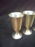 Collection 4 Pewter Cordials