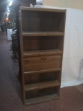 Laminate Bookshelf with Fold Out Door