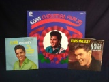 Vintage Elvis LP and 45s