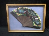 Framed Oriental Fan