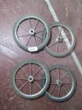 Collection 4 Goat Cart Wheels