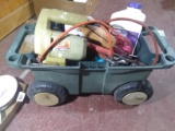 Garden Cart with Jigsaw, Wire Clippers, Chemicals