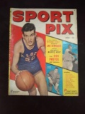 Vintage Sport Pix Magazine 1950s featuring Ed Macauley