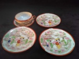 Collection 5 Oriental Decorated Cups and Saucers