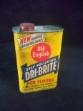 Vintage Advertisement-Self-Polishing Dri-Brite Floor Wax with contents
