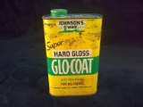 Vintage Advertisement-Johnson's Wax Super Hard Gloss Glo-Coat with Contents