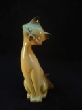 Antique Ceramic Cat Figurine