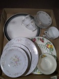 Assorted China Plates and Bowls
