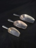 Collection 3 Metal Graduated Scoops