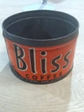 Vintage Bliss Advertising Coffee Can