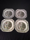 Collection 4  Merry Christmas Plates by Johnson Bros