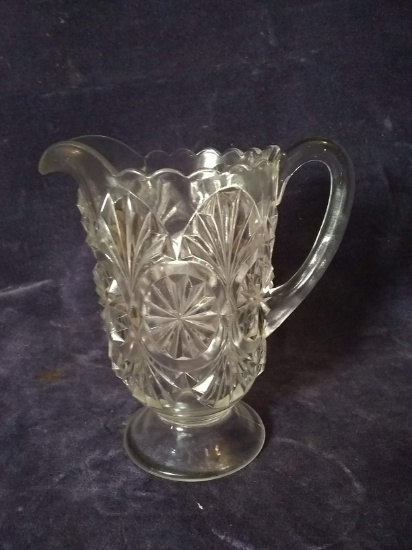 Vintage EAPG Pressed Pitcher