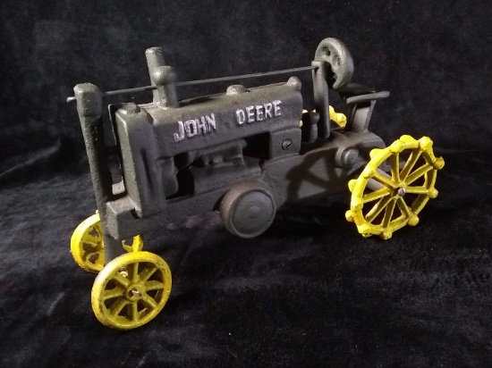 Cast Iron Toy -Black John Deere Tractor