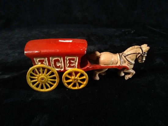 Cast Iron Toy -Ice Wagon