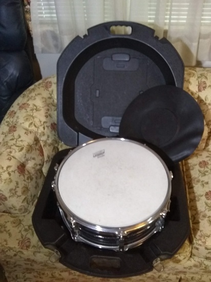 Ludwig Snare Drum with Practice Pad and Hard Case