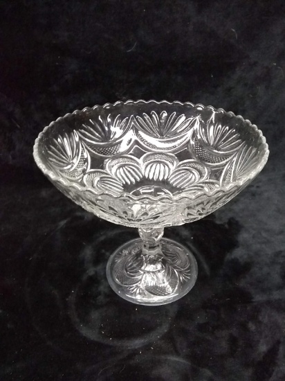 Vintage EAPG  Crystal Compote