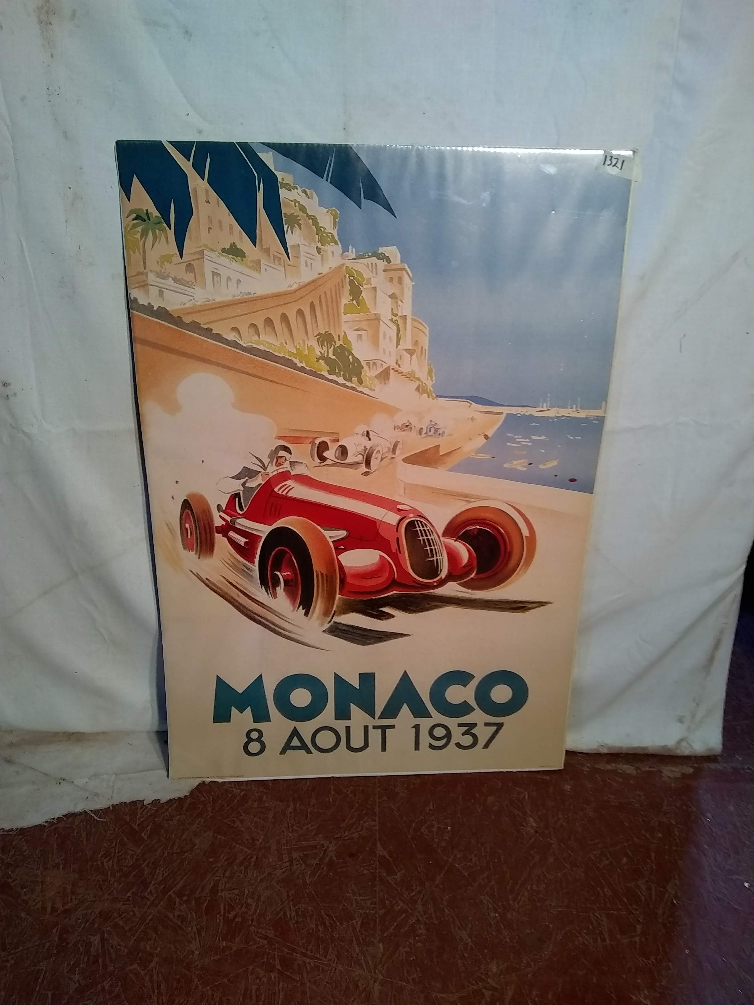 1937 Monaco Poster, Monaco Poster
