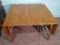 Antique Cherry Drop Leaf Trestle Dining Table by Heywood Wakefield