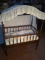 20th Century Walnut Baby Bed w/ Canopy