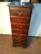 Contemporary Mahogany 6 Drawer Linen Chest