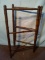 Antique Cherry Faux Bamboo Quilt Rack