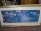 Contemporary Framed and Matted Print-Water Lilies -no glass