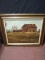 Framed Oil on Canvas-The Old Barn signed J. Chronil ?