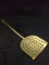 Vintage Brass Pierced Coal Shovel