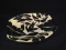 Artisan Footed Dish with Leaf Motif