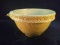 Antique Pottery Mixing Bowl with Pour Spout