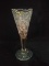 Vintage Cut Glsss Star of David Vase