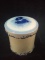 Antique R & G St Cloud Blue and White Porcelain Decorated Tobacco Jar