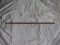 Vintage Walking Cane-Mahogany with Brass Ball