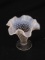 Fenton Hobnail Opalescent Ruffled Edge Vase