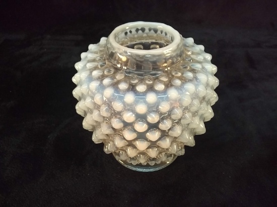 Vintage Fenton Opalescent Hobnail Vase