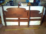 19th Century Walnut Bed (3/4) - no rails
